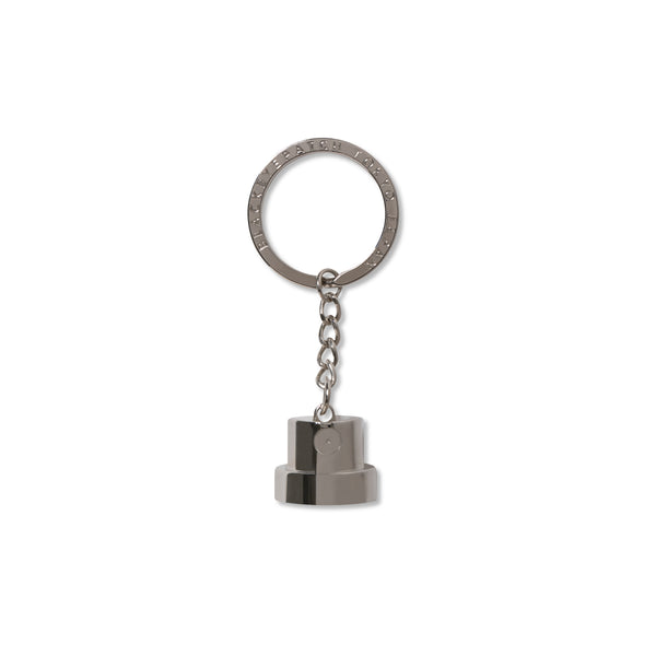 SPRAY CAP KEYCHAIN SILVER