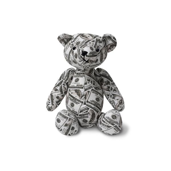 HUNDREDS PATTERNED TEDDY BEAR
