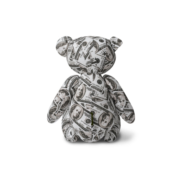 HUNDREDS PATTERNED TEDDY BEAR