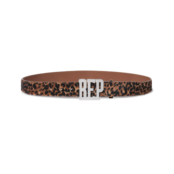 LEOPARD LETTERS BELT