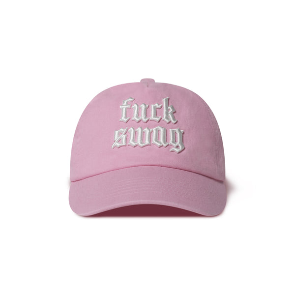 FUCK SWAG 5 PANEL CAP PINK