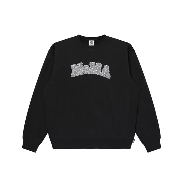 OG LABEL MUSEUM LOGO CREW SWEAT BLACK