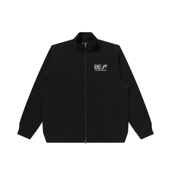 ITALY LOGO ZIP SWEAT BLACK