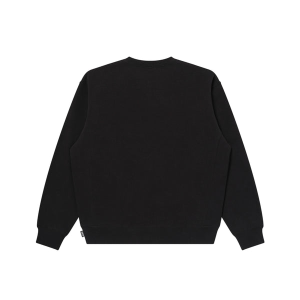 MULTI AUTOGRAPH LOGO CREW SWEAT BLACK