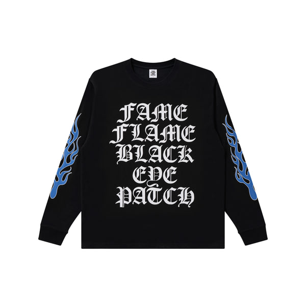 MIKADO FAME FLAME L/S TEE BLACK