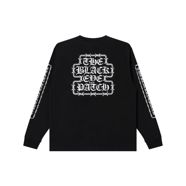 BARBED WIRE OG L/S TEE BLACK