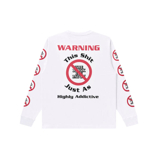 HIGHLY ADDICTIVE OG HEAVYWEIGHT L/S TEE WHITE