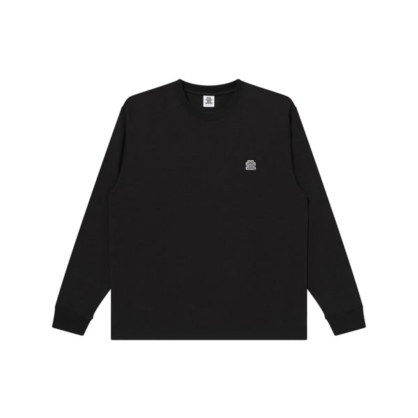 SMALL OG LABEL HEAVYWEIGHT L/S TEE BLACK