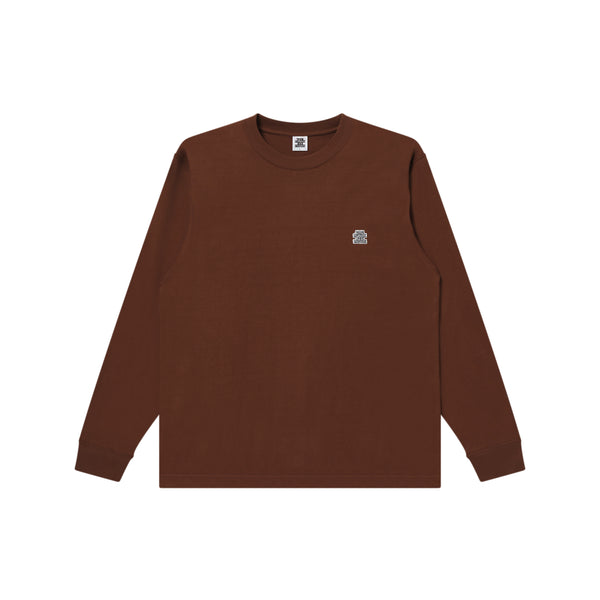 SMALL OG LABEL HEAVYWEIGHT L/S TEE BROWN