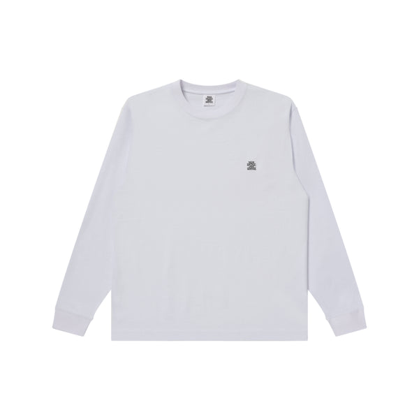 SMALL OG LABEL HEAVYWEIGHT L/S TEE WHITE