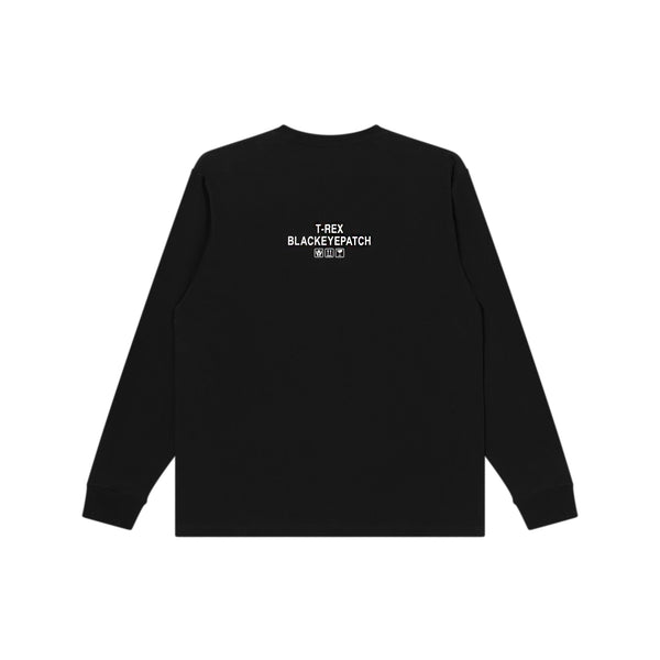 T-REX BILL L/S TEE BLACK