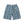 BIG B CHECKED BAGGY SWEAT SHORTS BLUE
