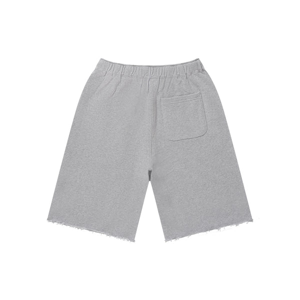SMALL OG CUT OFF SWEAT SHORTS HEATHER GRAY
