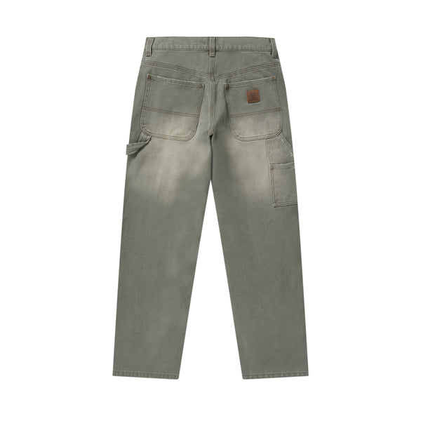 WASHED PAINTER DUCK PANTS OLIVE