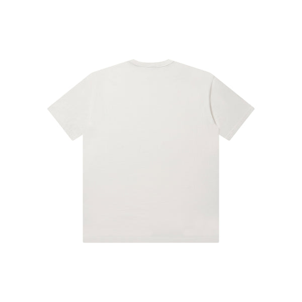 EMBLEM EMBROIDERED LIGHTWEIGHT TEE WHITE