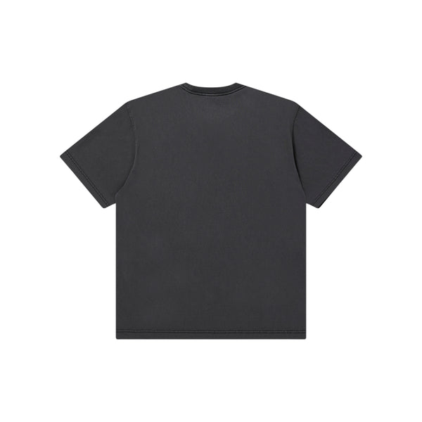 HIBISCUS STRIPE OG LABEL TEE WASHED BLACK