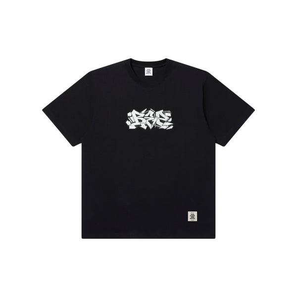 GLITTERED LETTERS TEE BLACK