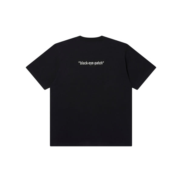 GLITTERED LETTERS TEE BLACK