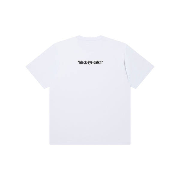 GLITTERED LETTERS TEE WHITE