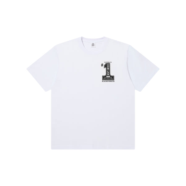 NUMBER ONE HUSTLAS TEE WHITE