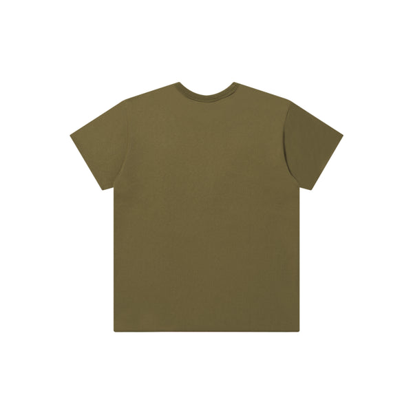 OG BOY REVERSIBLE COLLEGE TEE OLIVE/SAND
