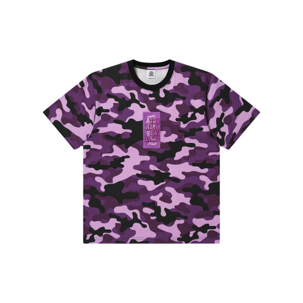 HWC LABEL HEAVYWEIGHT TEE PURPLE CAMO