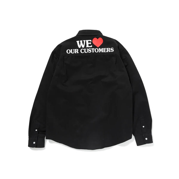 Laundromat Long Sleeve Shirt, Black