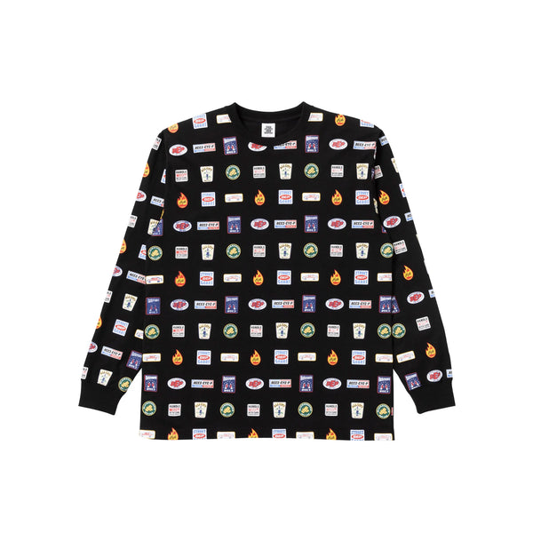 LOGOS L/S TEE BLACK