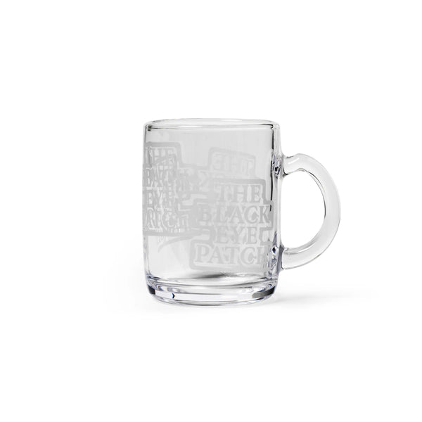 DOUBLE OG LABEL GLASS MUG CLEAR