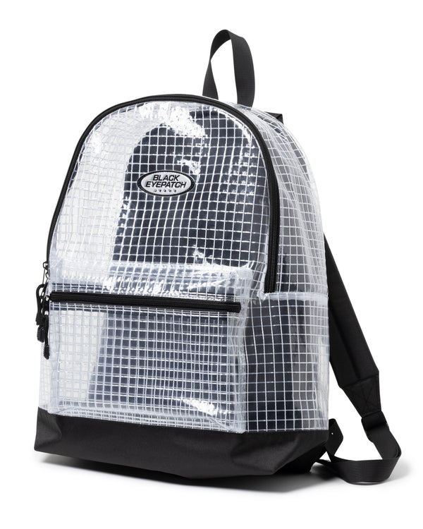 JEANS LOGO REFLECTOR PATCHED PVC BACKPACK