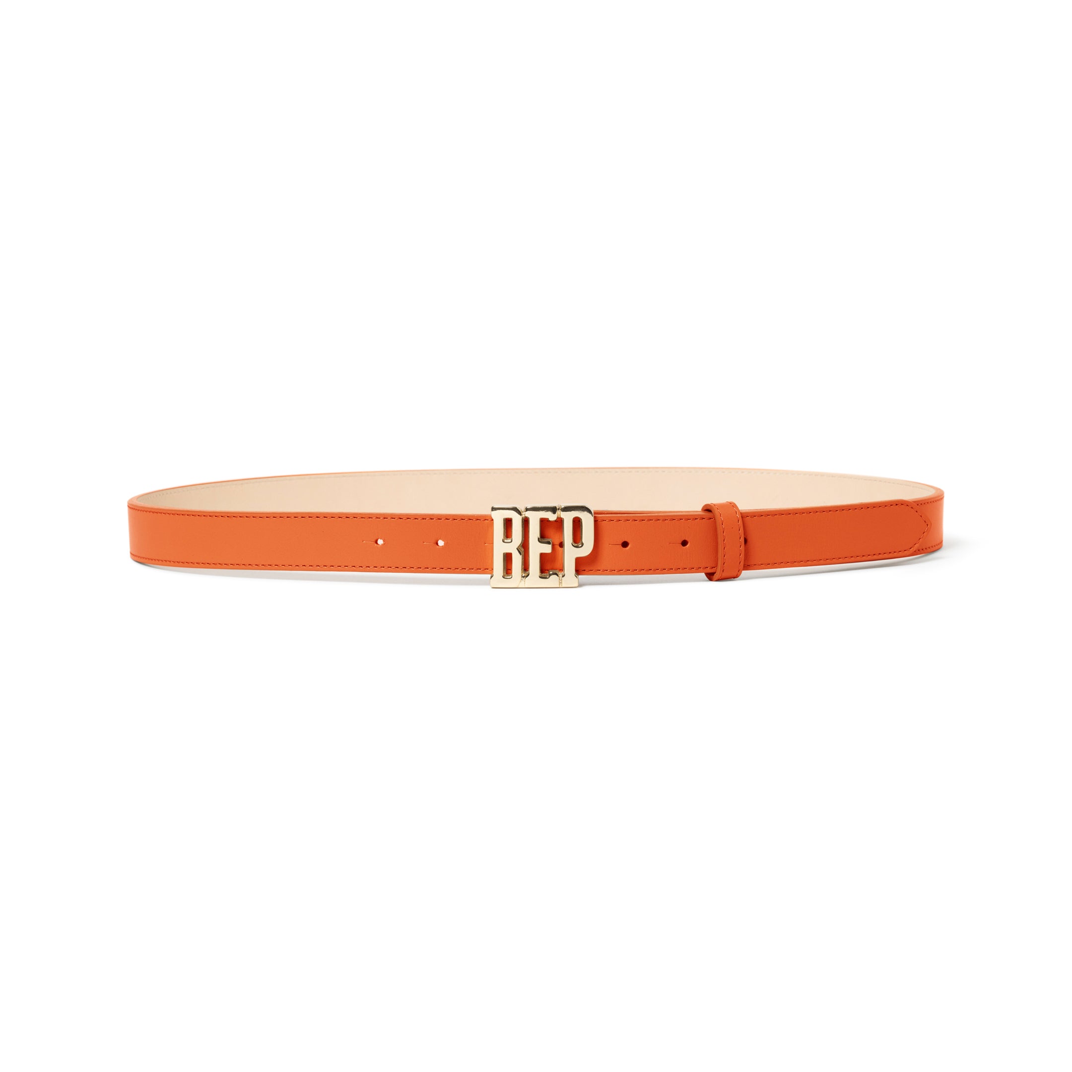 LETTERS BELT MINI GOLD/ORANGE