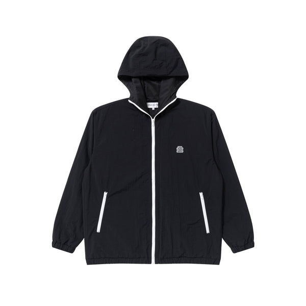 OG LABEL HOODED TRACK JACKET BLACK