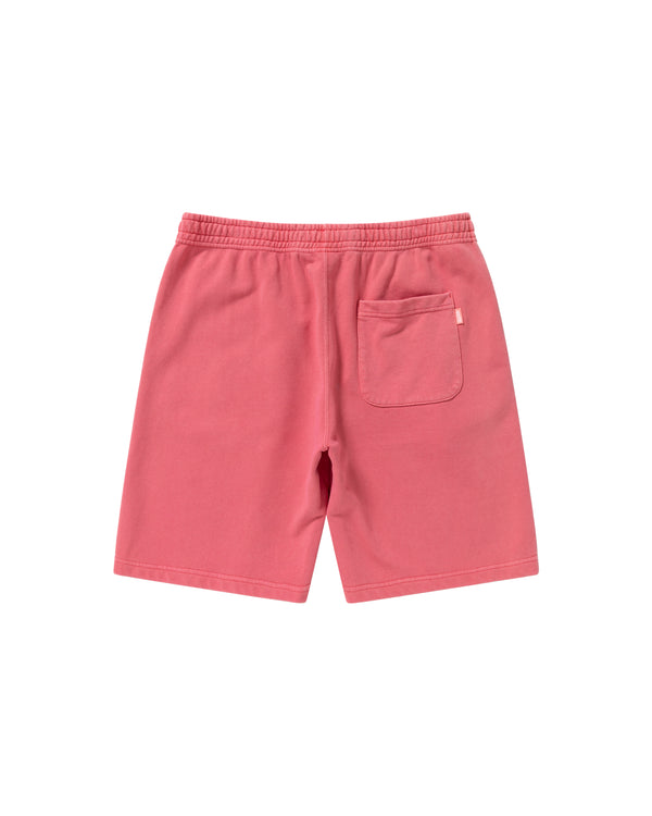 PIGMENT DYED SMALL OG LABEL SWEAT SHORTS PINK