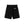JEANS LOGO REFLECTOR PATCH SHORTS BLACK