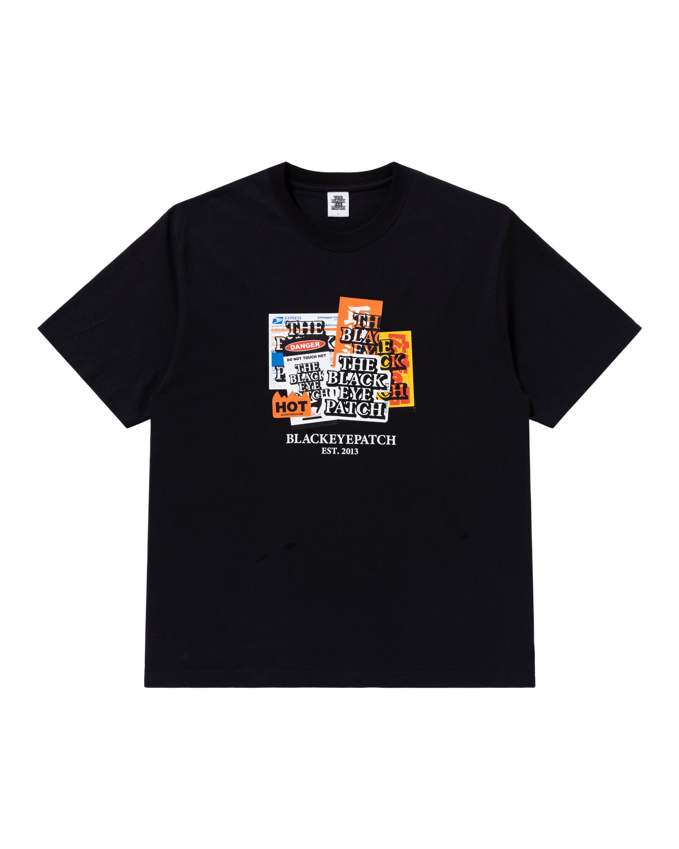 最終値下BLACK EYE PATCH LABEL PACK TEE BLACK - Tシャツ/カットソー