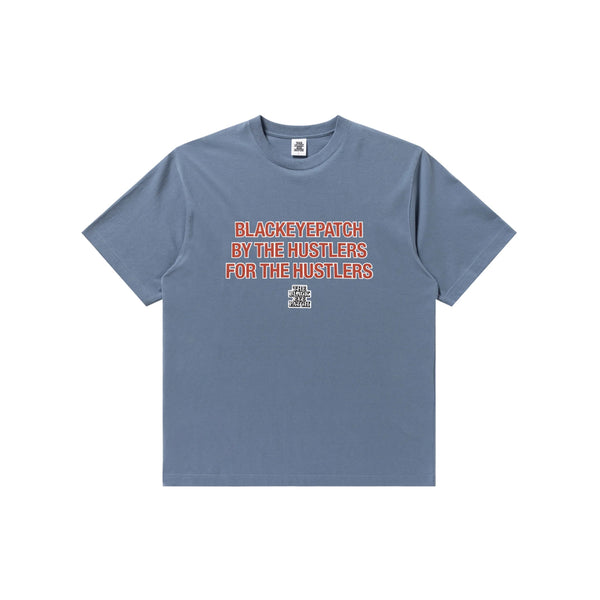 HUSTLER’S STATEMENT TEE DARK BLUE
