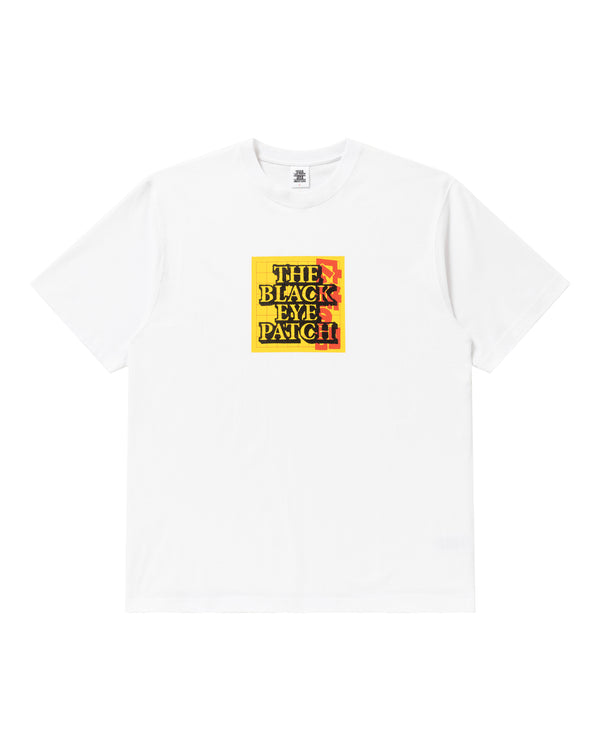 AS ADVERTISED LABEL TEE WHITE