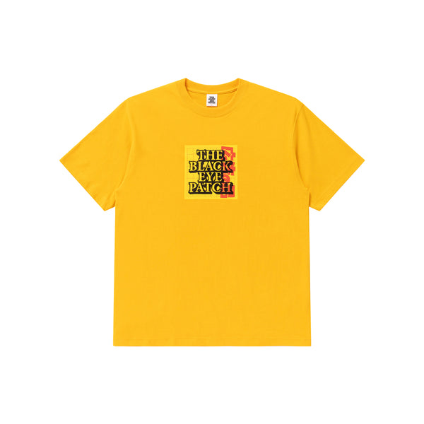 AS ADVERTISED LABEL TEE MUSTARD
