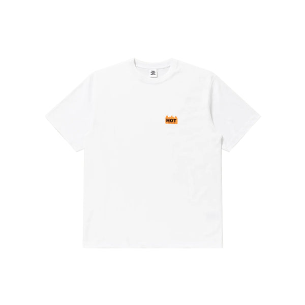 HOT LABEL TEE WHITE
