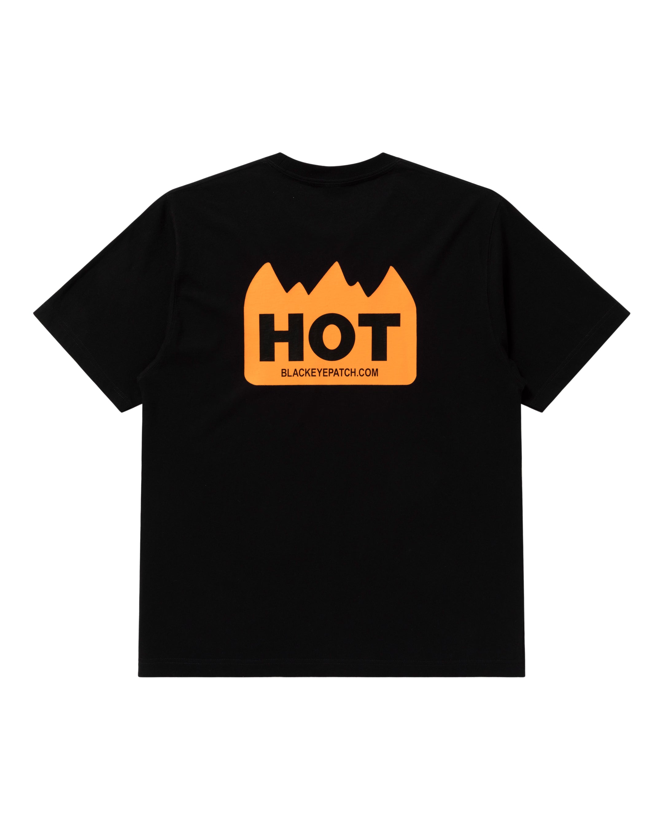 HOT LABEL TEE BLACK – BlackEyePatch