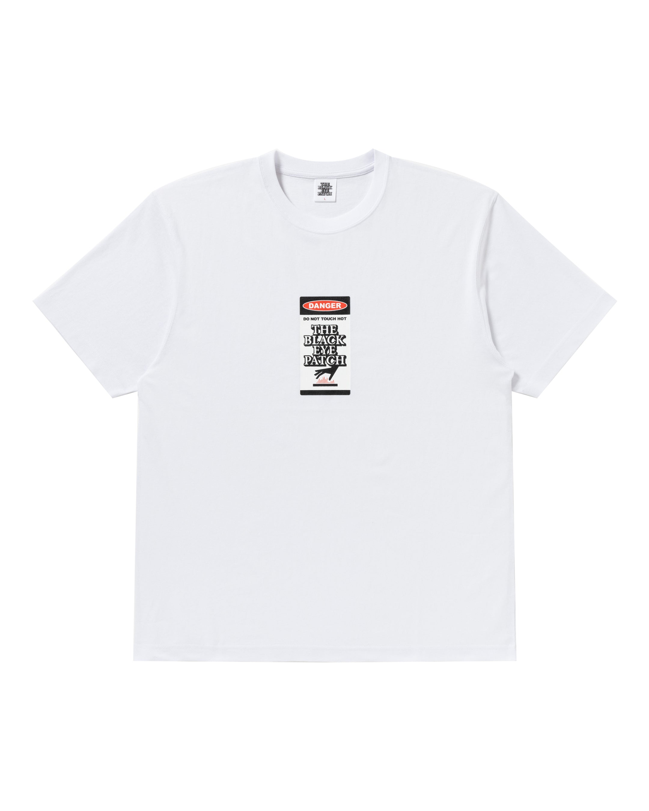 DANGER HOT LABEL TEE WHITE XLサイズ-