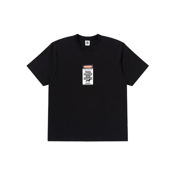 DANGER HOT LABEL TEE BLACK