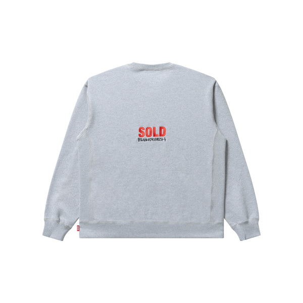 Sold Sign Crew Sweat Heather Gray
