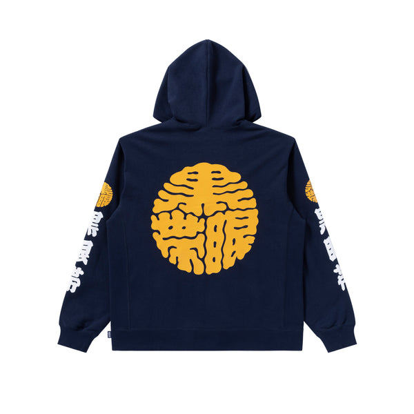OG LABEL KAMON HOODIE NAVY