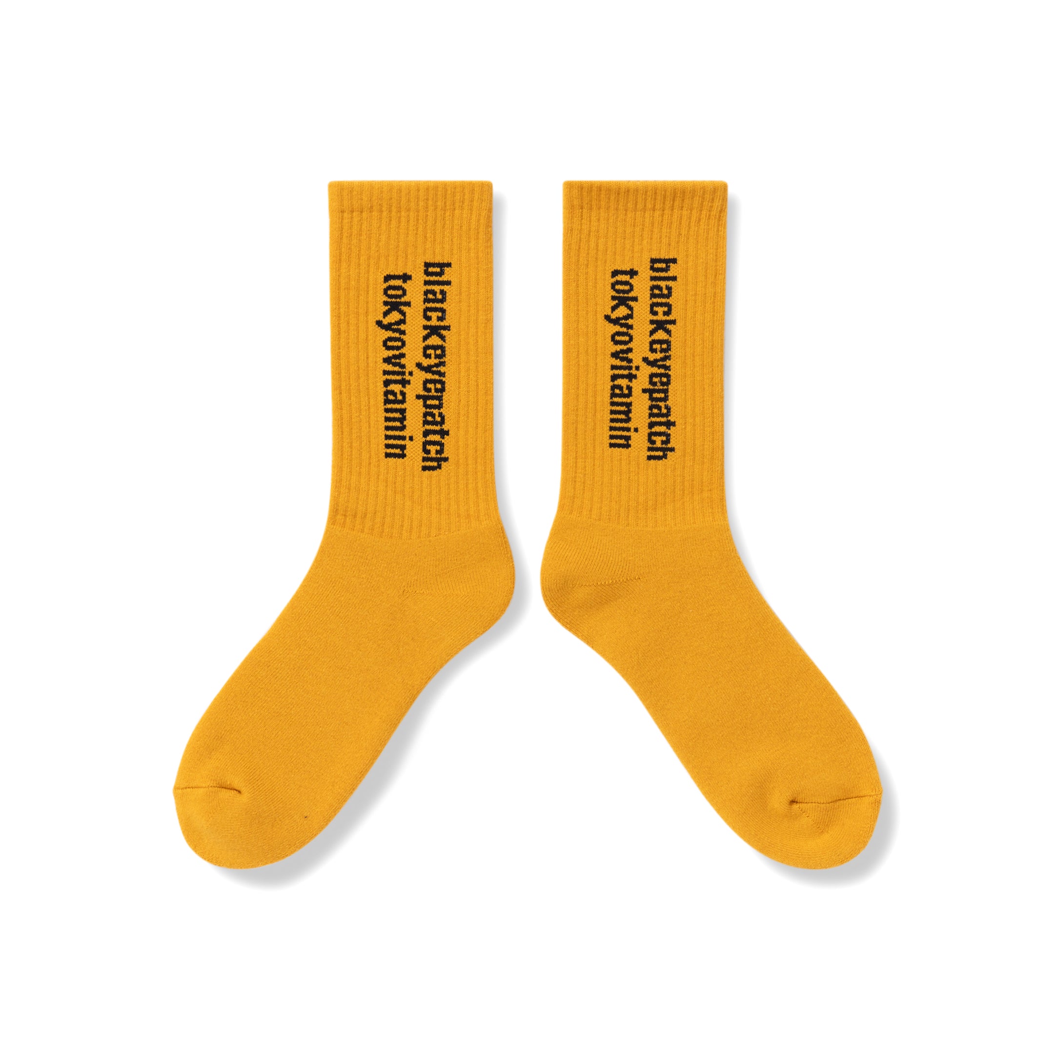 BlackEyePatch x tokyovitamin SOCKS YELLOW