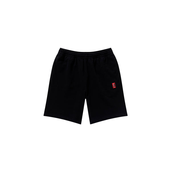 SMALL HWC LABEL SWEAT SHORTS BLACK