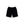 SMALL HWC LABEL SWEAT SHORTS BLACK