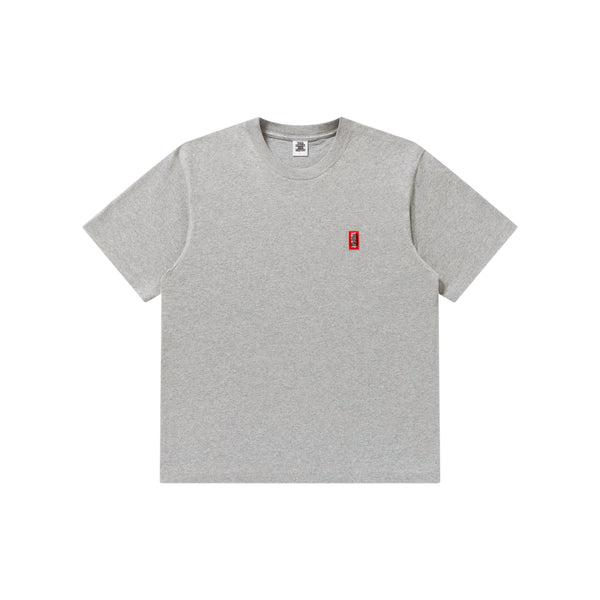 SMALL HWC LABEL TEE HEATHER GRAY