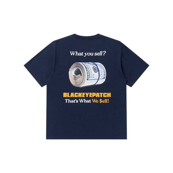 WHAT WE SELL TEE NAVY