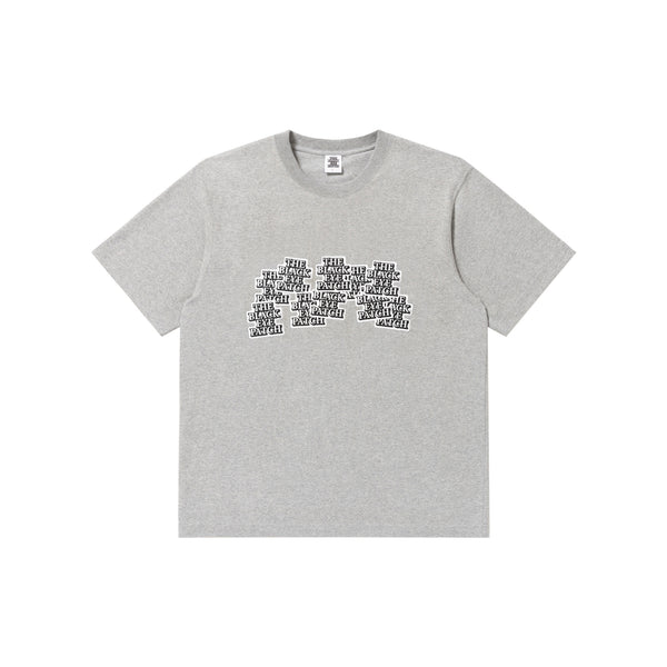 REPETITIVE OG LABEL TEE HEATHER GRAY